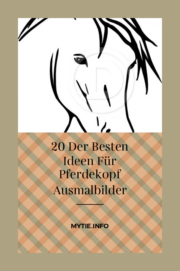 20 Der Besten Ideen Für Pferdekopf Ausmalbilder
